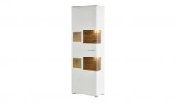 Vitrine Cortina | Weiß / Eiche Altholz (Nachbildung) -Kommode & Sideboards Verkäufe 12204468 4 202106232232