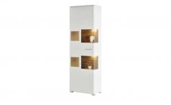 Vitrine Cortina | Weiß / Eiche Altholz (Nachbildung) -Kommode & Sideboards Verkäufe 12204468 5 202106232232
