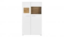 Vitrine Cortina | Weiß / Eiche Altholz (Nachbildung) -Kommode & Sideboards Verkäufe 12204469 11 202106281241