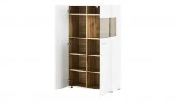 Vitrine Cortina | Weiß / Eiche Altholz (Nachbildung) -Kommode & Sideboards Verkäufe 12204469 9 202106281241