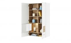 Hängevitrine Cortina | Weiß / Eiche Altholz (Nachbildung) -Kommode & Sideboards Verkäufe 12204470 2 201811271527