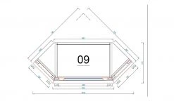 Eckvitrine Varese | Graphitgrau / Asteiche (Nachbildung) -Kommode & Sideboards Verkäufe 12204740 11 202104162236