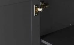 Eckvitrine Varese | Graphitgrau / Asteiche (Nachbildung) -Kommode & Sideboards Verkäufe 12204740 4 202012161237