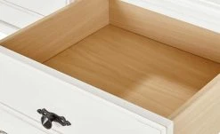 maison bleue Anrichte Petit Chalet | Vintage Weiß / Vintage Weiß mit Flechtkörben -Kommode & Sideboards Verkäufe 12204910 5 202206232232