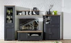 Vitrine Varese | Graphitgrau / Asteiche (Nachbildung) -Kommode & Sideboards Verkäufe 12208837 4 202106282232