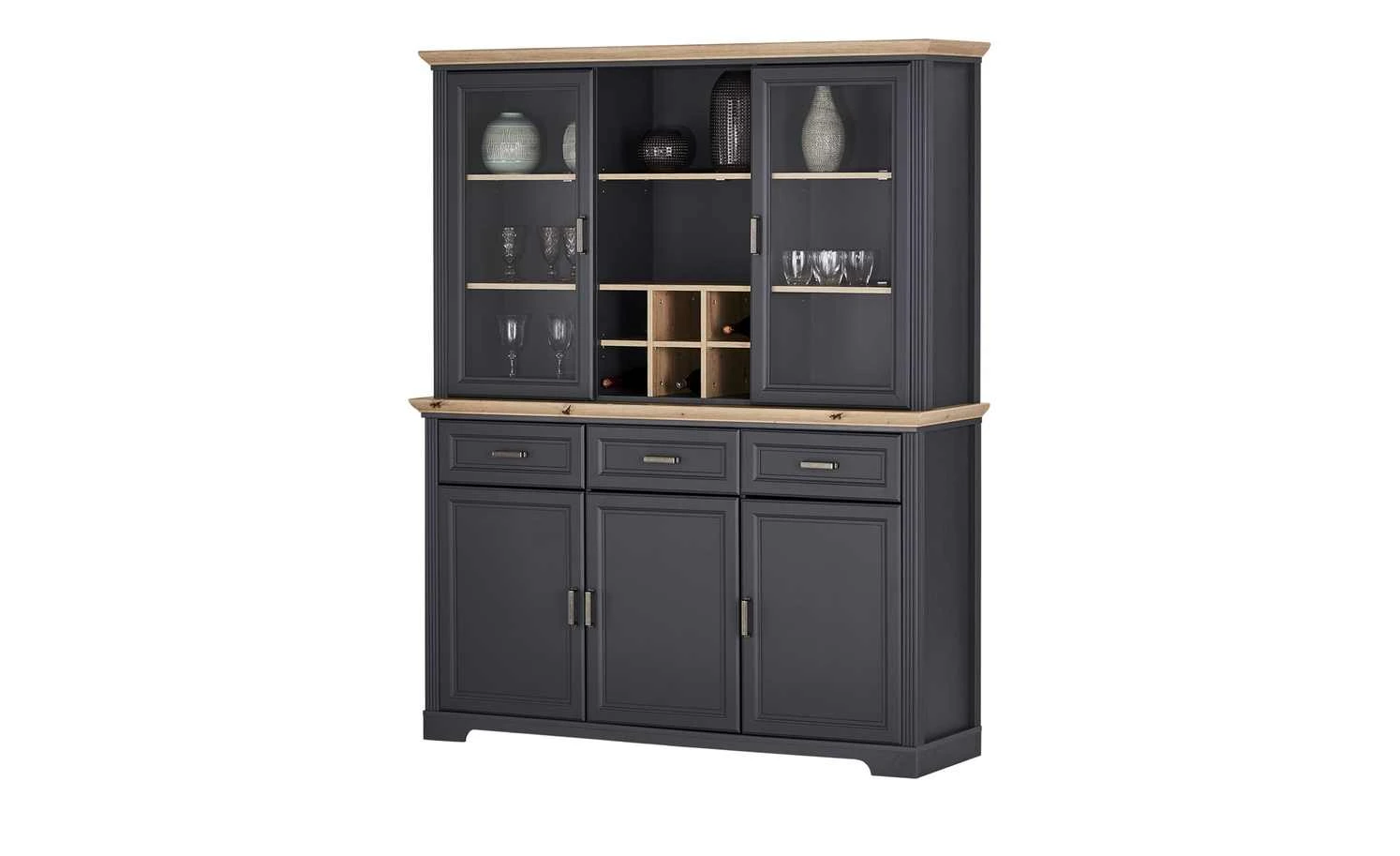 Sideboard Varese | Graphitgrau / Asteiche (Nachbildung) 21 Sideboard Varese | Graphitgrau / Asteiche (Nachbildung) – Bild 21