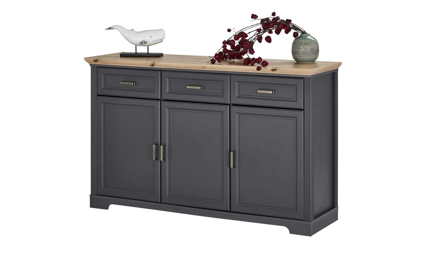 Sideboard Varese | Graphitgrau / Asteiche (Nachbildung) 26 Sideboard Varese | Graphitgrau / Asteiche (Nachbildung) – Bild 26