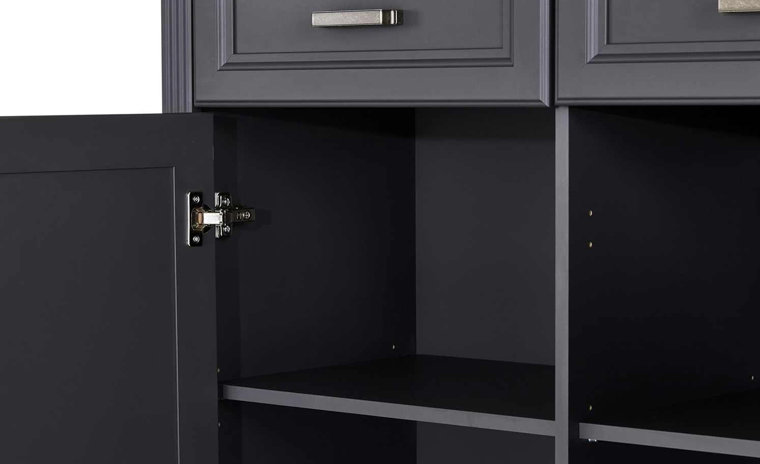 Sideboard Varese | Graphitgrau / Asteiche (Nachbildung) 13 Sideboard Varese | Graphitgrau / Asteiche (Nachbildung) – Bild 13