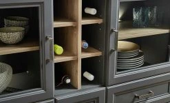 Highboard Varese | Graphitgrau / Asteiche (Nachbildung) 26 Highboard Varese | Graphitgrau / Asteiche (Nachbildung) -Kommode & Sideboards Verkäufe 12208842 11 201908092246