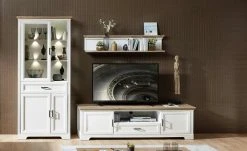 Vitrine Varese | Pinie hell (Nachbildung) / Asteiche (Nachbildung) -Kommode & Sideboards Verkäufe 12208849 13 202106282232