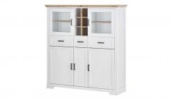 Highboard Varese | Pinie hell (Nachbildung) / Asteiche (Nachbildung) -Kommode & Sideboards Verkäufe 12208855 16 202106282232