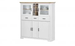Highboard Varese | Pinie hell (Nachbildung) / Asteiche (Nachbildung) -Kommode & Sideboards Verkäufe 12208855 17 202106282232