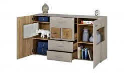 Sideboard Cortina | Basaltgrau / Eiche Altholz (Nachbildung) -Kommode & Sideboards Verkäufe 12209109 6 202106232232