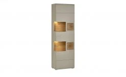 Vitrine Cortina | Basaltgrau / Eiche Altholz (Nachbildung) -Kommode & Sideboards Verkäufe 12209111 16 201908222239