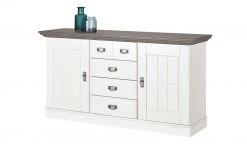 maison bleue Sideboard Florian | Weiß / Grau -Kommode & Sideboards Verkäufe 12230757 2 202108130002