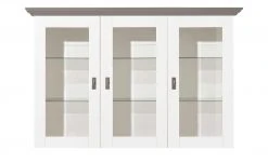 maison bleue Vitrinenaufsatz für Sideboard Florian | Weiß / Grau -Kommode & Sideboards Verkäufe 12230758 9 202108161243
