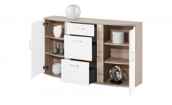 uno Sideboard Onyx | Weiß / Eiche sägerau (Nachbildung) -Kommode & Sideboards Verkäufe 12231579 2 201811271505