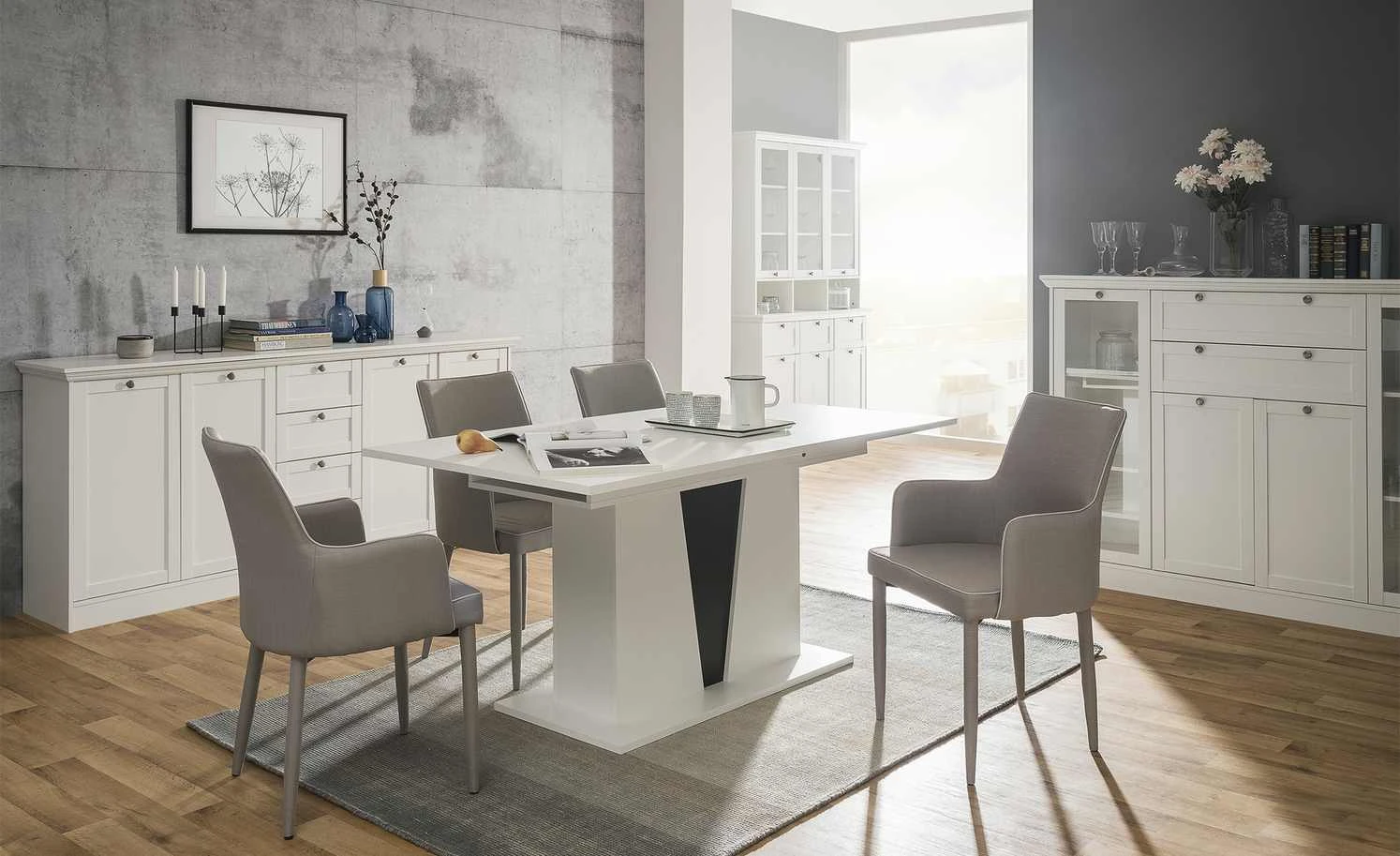 Highboard Laurito | Weiß 4 Highboard Laurito | Weiß – Bild 4