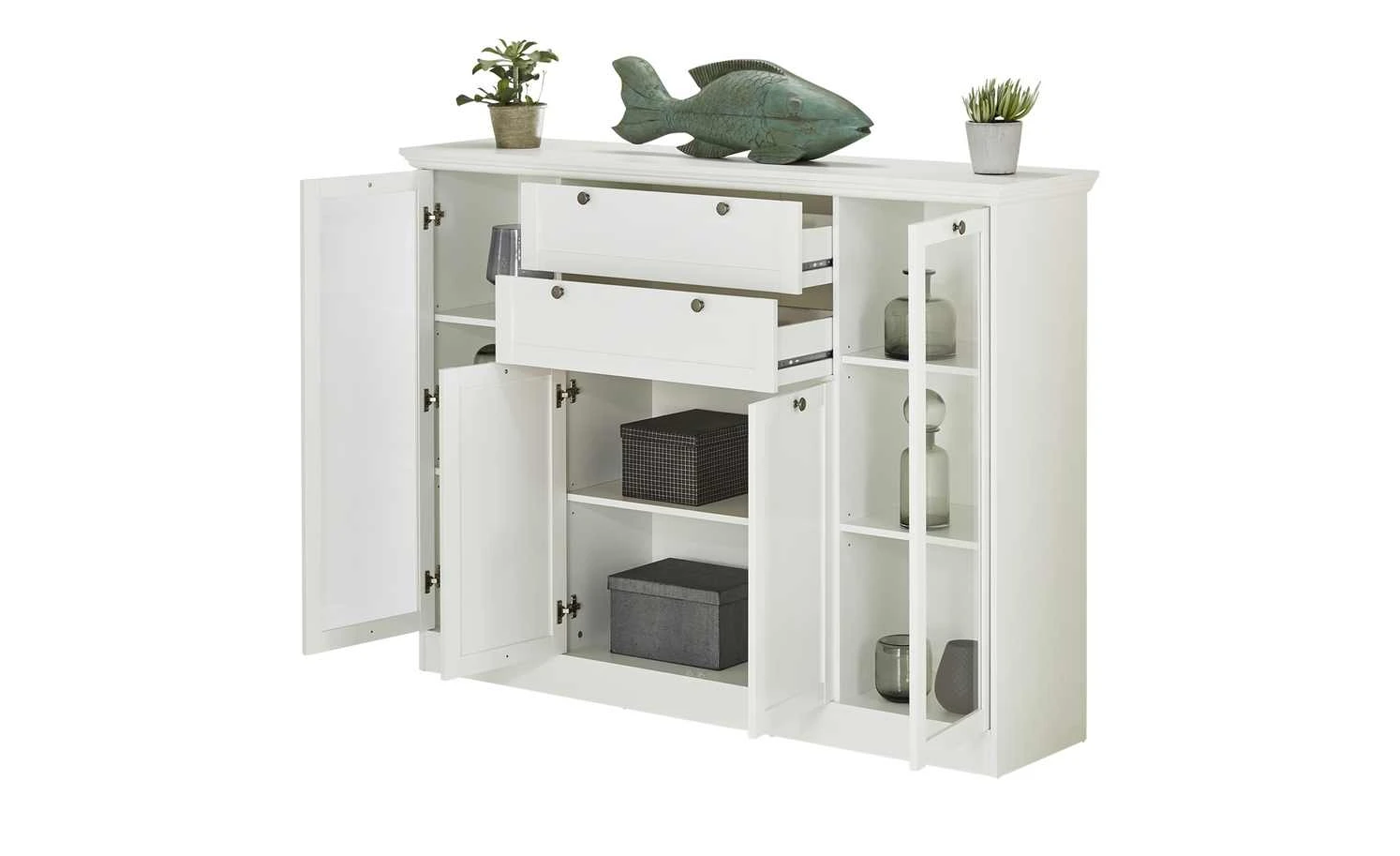 Highboard Laurito | Weiß 13 Highboard Laurito | Weiß – Bild 13