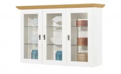 maison bleue Vitrinenaufsatz für Sideboard Florian | Weiß / laugenfarben -Kommode & Sideboards Verkäufe 12234052 2 202108161244