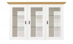 maison bleue Vitrinenaufsatz für Sideboard Florian | Weiß / laugenfarben -Kommode & Sideboards Verkäufe 12234052 4 202108161244