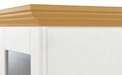 maison bleue Vitrinenaufsatz für Sideboard Florian | Weiß / laugenfarben -Kommode & Sideboards Verkäufe 12234052 7 202108161244