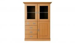 maison bleue Highboard Florian | bernsteinfarben Türen mit Glaseinsatz -Kommode & Sideboards Verkäufe 12235169 2 202108130002