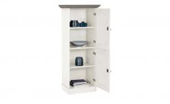 maison bleue Vitrine Florian | Weiß / Grau -Kommode & Sideboards Verkäufe 12235185 2 202108130002