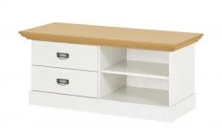 maison bleue Lowboard Florian | Weiß / laugenfarben