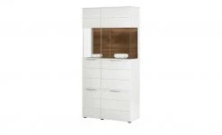 Berger & Rath Vitrine Claro | Weiß-Creme Sichtbare Rückwand: Wildnussbaum ohne Glaseinlegeböden -Kommode & Sideboards Verkäufe 12238629 6 202108121318
