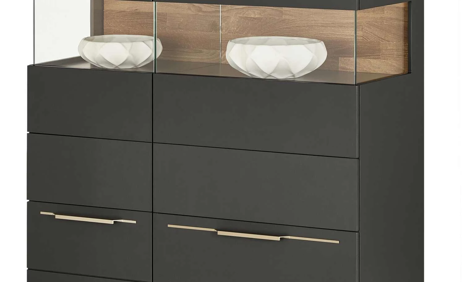 Berger & Rath Highboard Claro | Anthrazit 5 Berger & Rath Highboard Claro | Anthrazit – Bild 5