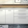Gallery M Sideboard Arrive | Weiß / Eiche Ausrichtung links
