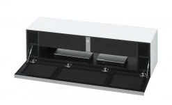 Lowboard Soundbase S | Weiß / Schwarz -Kommode & Sideboards Verkäufe 12344567 9 201901221118
