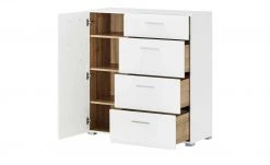 Kommode Cortina | 100|cm Weiß / Hirnholz (Nachbildung) -Kommode & Sideboards Verkäufe 12347839 8 201811271536