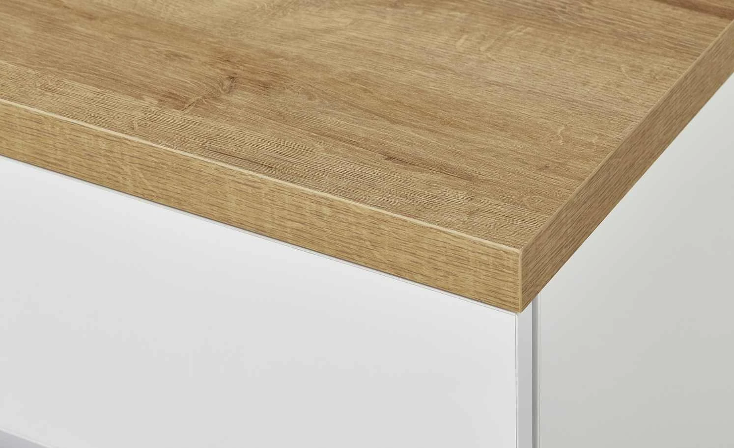 TV-Bank Meßbach III | Weiß / Riviera Eiche (Nachbildung) 7 TV-Bank Meßbach III | Weiß / Riviera Eiche (Nachbildung) – Bild 7