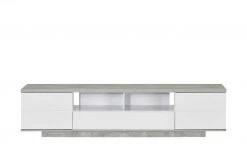 TV-Bank Meßbach III | Weiß / Beton (Nachbildung) -Kommode & Sideboards Verkäufe 12349491 5 201901221137