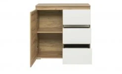 Kommode Tarent | Honigeiche (Nachbildung) / Weiß Ausführung II -Kommode & Sideboards Verkäufe 12349660 4 201910282241