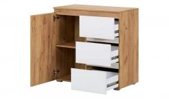 Kommode Tarent | Honigeiche (Nachbildung) / Weiß Ausführung II -Kommode & Sideboards Verkäufe 12349660 6 201910282241