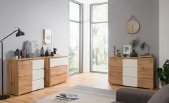 Kommode Tarent | Honigeiche (Nachbildung) / Weiß Ausführung IV -Kommode & Sideboards Verkäufe 12349662 8 201910282241