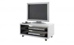 TV-Lowboard Corvara | Weiß / Schwarz -Kommode & Sideboards Verkäufe 12349704 3 201811271607