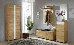 Woodford Mehrzweckschrank Vista | Eiche / Balkeneiche / Weiß links