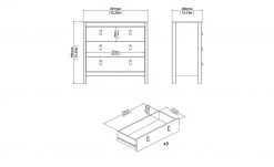 Kommode Madron | Schwarz -Kommode & Sideboards Verkäufe 13100454 7 202111192234