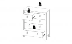 Kommode Madron | Schwarz 33 Kommode Madron | Schwarz -Kommode & Sideboards Verkäufe 13100456 17 202111192234