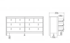 Kommode Madron | Schwarz -Kommode & Sideboards Verkäufe 13101346 15 202205172231