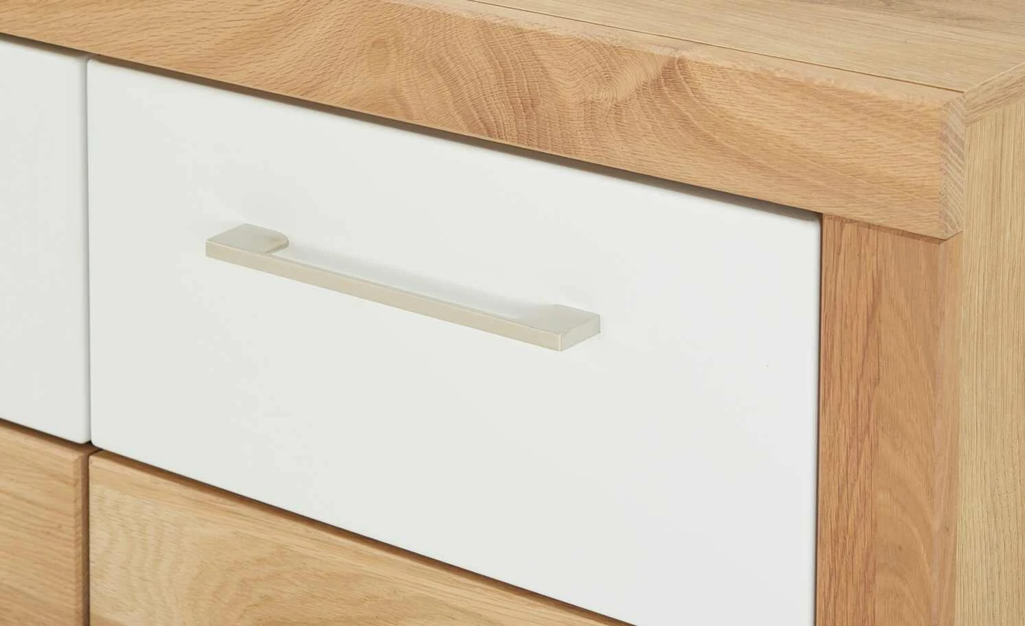 smart Highboard Oslo | Wildeiche (Nachbildung) / Weiß 3 smart Highboard Oslo | Wildeiche (Nachbildung) / Weiß – Bild 3