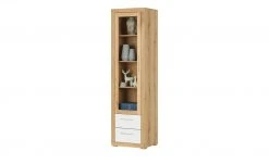 smart Vitrine Oslo | Wildeiche (Nachbildung) / Wildeiche / Weiß -Kommode & Sideboards Verkäufe 13203092 11 202102022238
