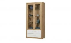 smart Vitrine Oslo | Wildeiche (Nachbildung) / Wildeiche / Weiß -Kommode & Sideboards Verkäufe 13203100 2 202006091003