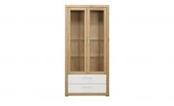 smart Vitrine Oslo | Wildeiche (Nachbildung) / Wildeiche / Weiß -Kommode & Sideboards Verkäufe 13203100 3 202006180919