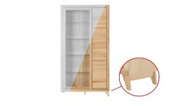 smart Vitrine Oslo | Kernbuche (Nachbildung) / Kernbuche