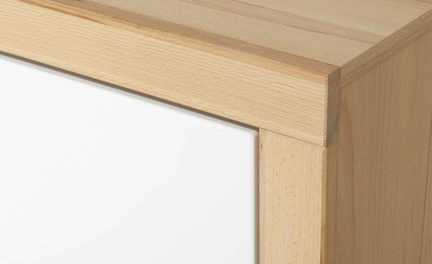 smart Lowboard Oslo | Kernbuche (Nachbildung) / Weiß 5 smart Lowboard Oslo | Kernbuche (Nachbildung) / Weiß – Bild 5